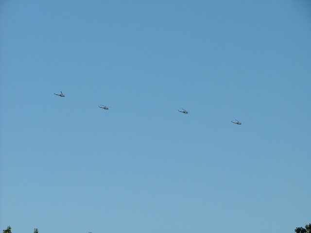 Helicopters headed to New Orleans